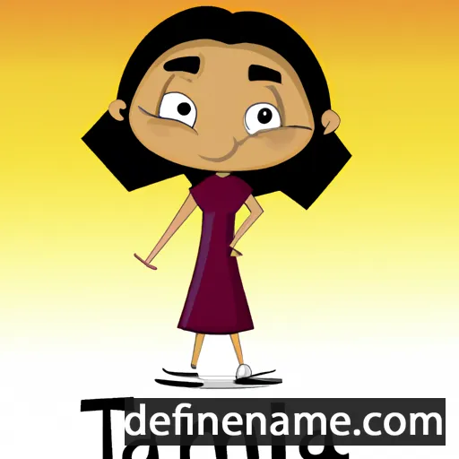 cartoon of the name Tamila