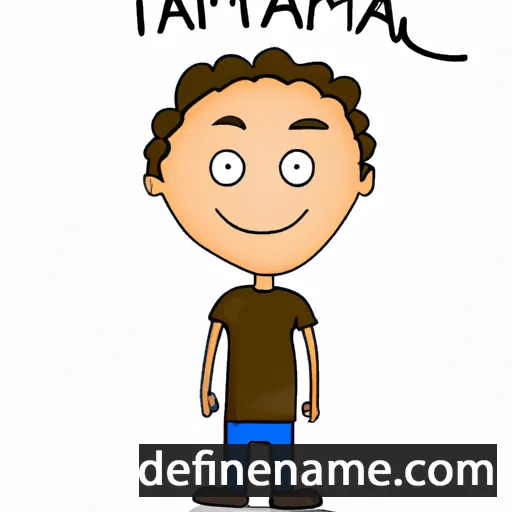 cartoon of the name Tamir