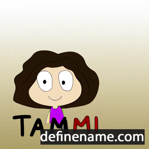 cartoon of the name Tammi