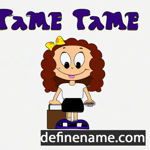 cartoon of the name Tammie