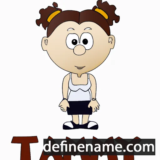 cartoon of the name Tammy