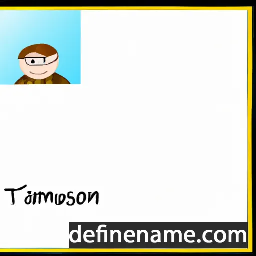 cartoon of the name Tamsyn