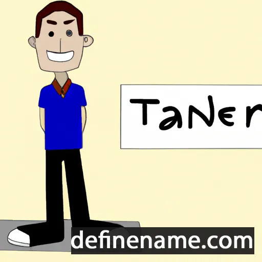 cartoon of the name Taner