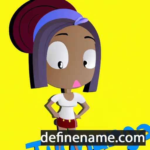 cartoon of the name Taniqua