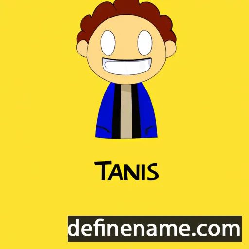 cartoon of the name Tanis