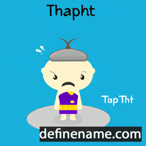 cartoon of the name Taphath