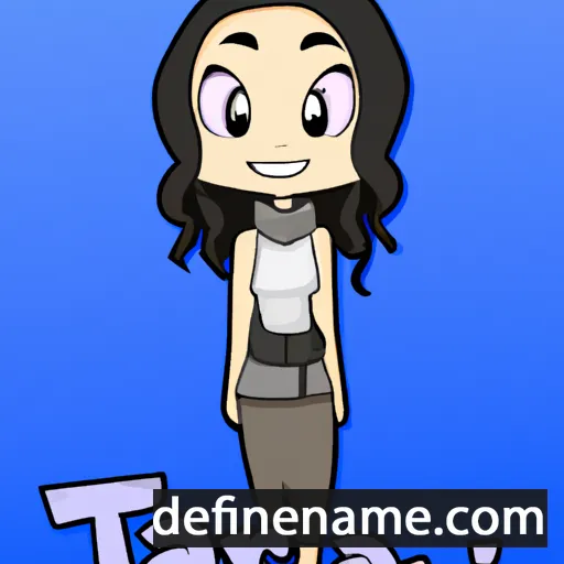 cartoon of the name Tarah