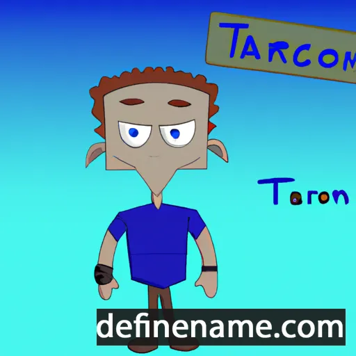 cartoon of the name Taron