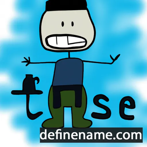 cartoon of the name Tase