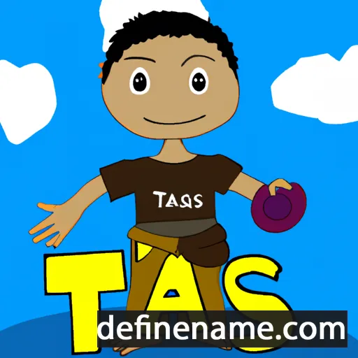 cartoon of the name Tasi