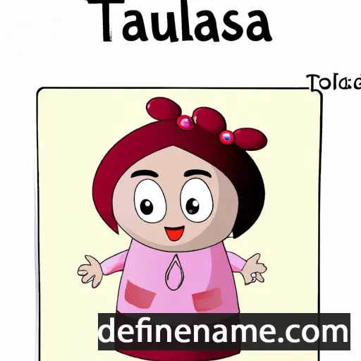 cartoon of the name Tasoula