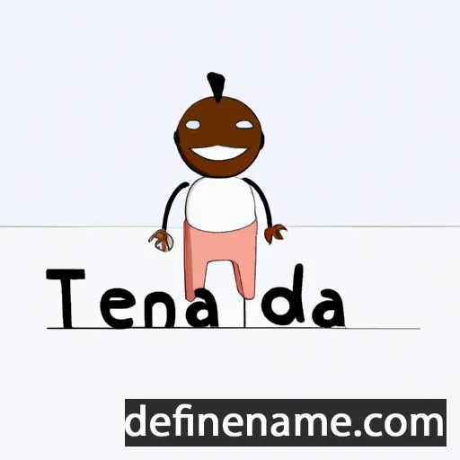 cartoon of the name Tatenda