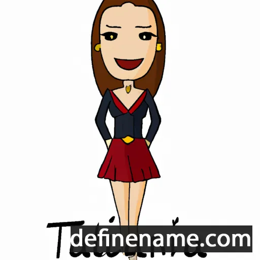 cartoon of the name Tatjana