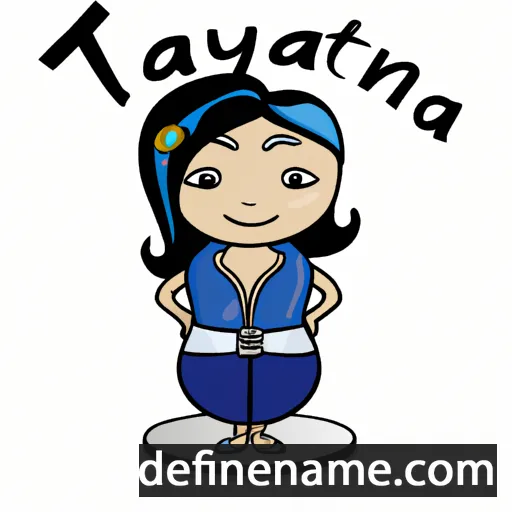 cartoon of the name Tatyanna