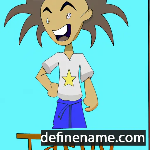 cartoon of the name Taurai