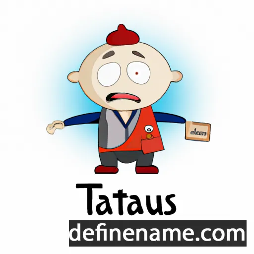 cartoon of the name Tautvydas