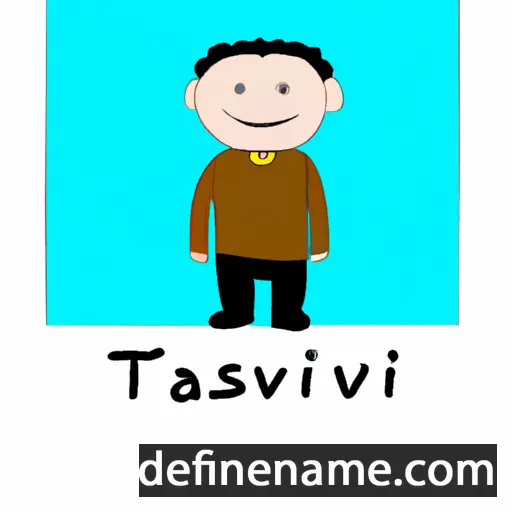 cartoon of the name Tavish