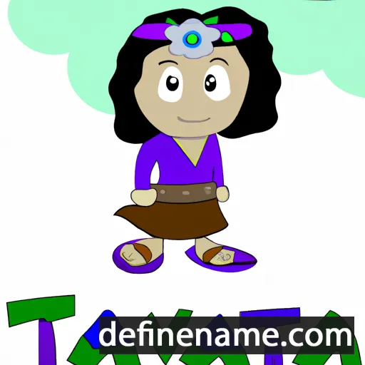 cartoon of the name Tavita