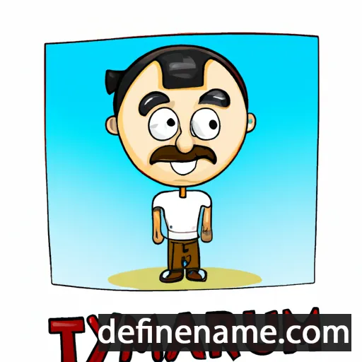 cartoon of the name Taymuraz