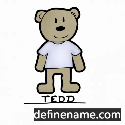 cartoon of the name Ted