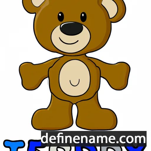 cartoon of the name Teddy