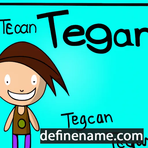 Tegan cartoon