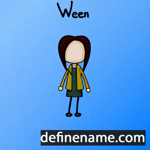 cartoon of the name Tegwen