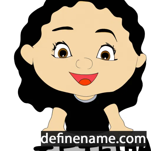 cartoon of the name Tehila