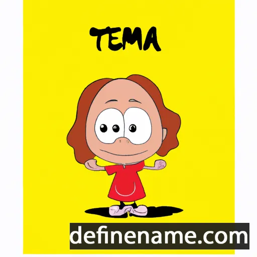 cartoon of the name Telma