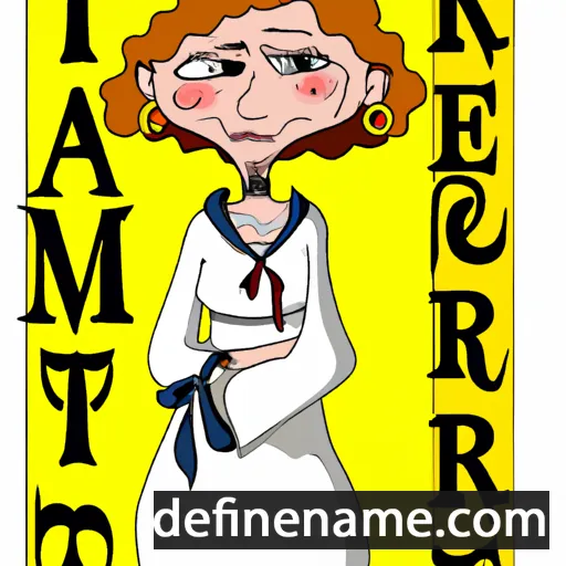 cartoon of the name Temperance