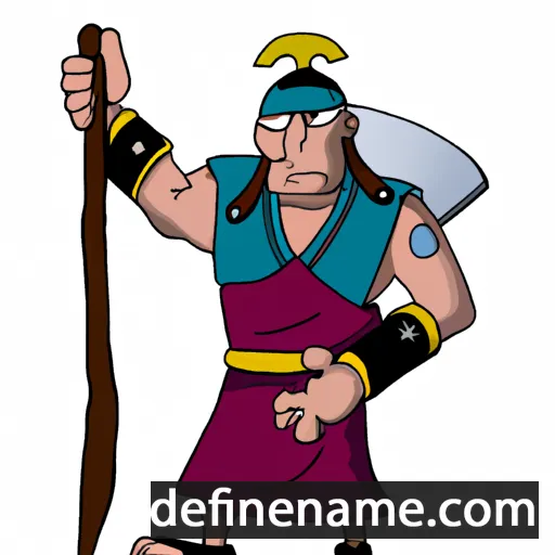 cartoon of the name Temujin