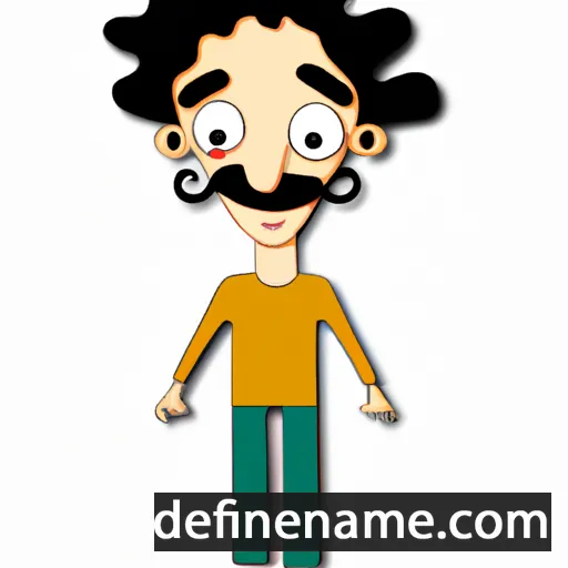 cartoon of the name Tengiz