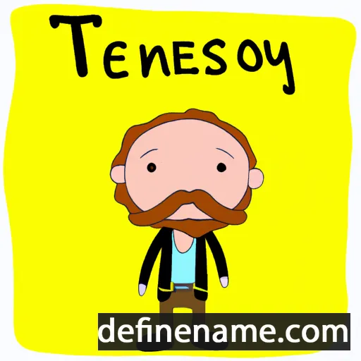 cartoon of the name Tennyson