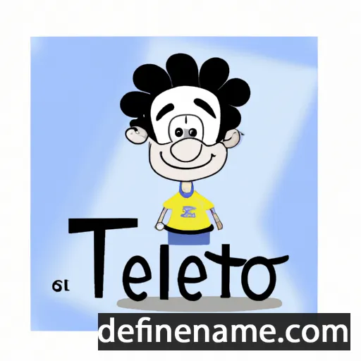 Teófilo cartoon