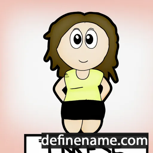 cartoon of the name Terese