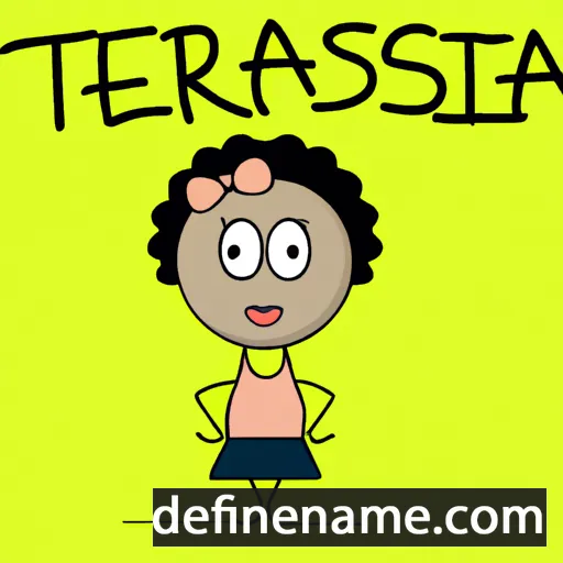 Teresinha cartoon