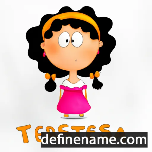 cartoon of the name Teresita