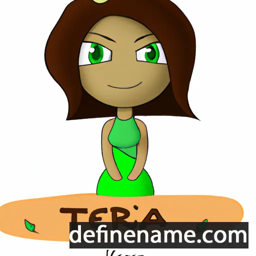 cartoon of the name Terra