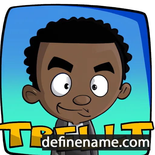 cartoon of the name Terrell