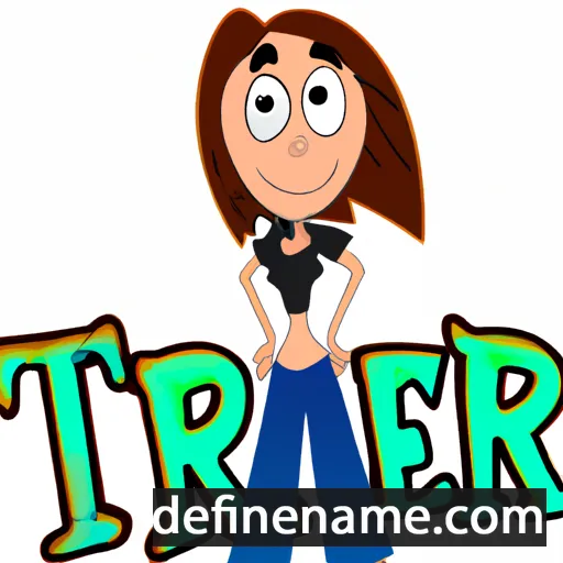 cartoon of the name Terri