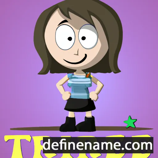 cartoon of the name Terrie