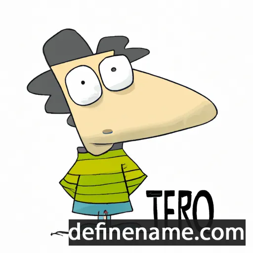 cartoon of the name Terzo