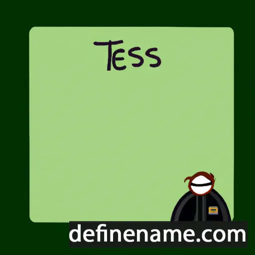 cartoon of the name Tessie