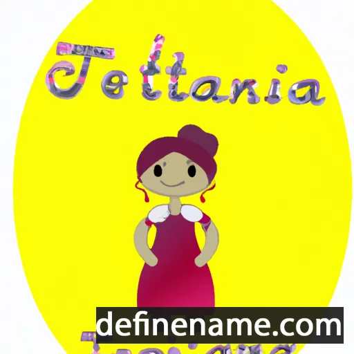 Tetiana cartoon