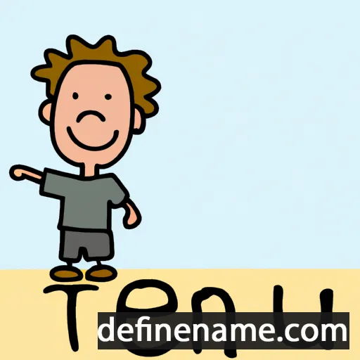 cartoon of the name Teun