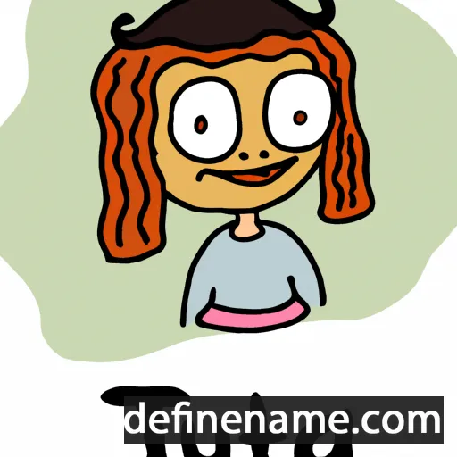 cartoon of the name Teuta