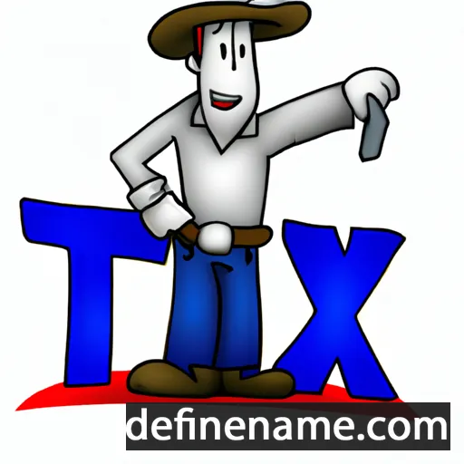 Tex cartoon