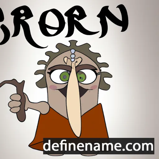 cartoon of the name Þórbjǫrn