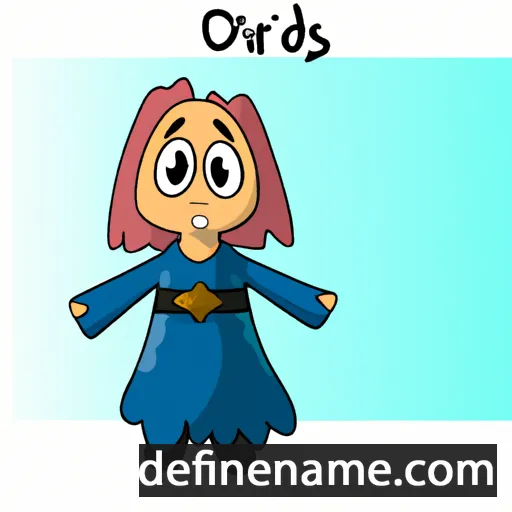 cartoon of the name Þórdís