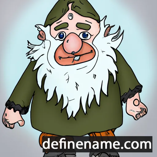 cartoon of the name Þórfreðr